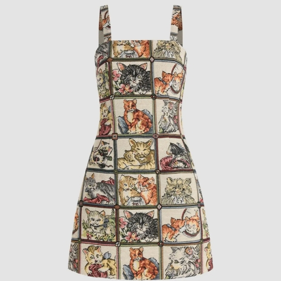 Cider Multicolor Graphic Mini Dress - Picture 2 of 13